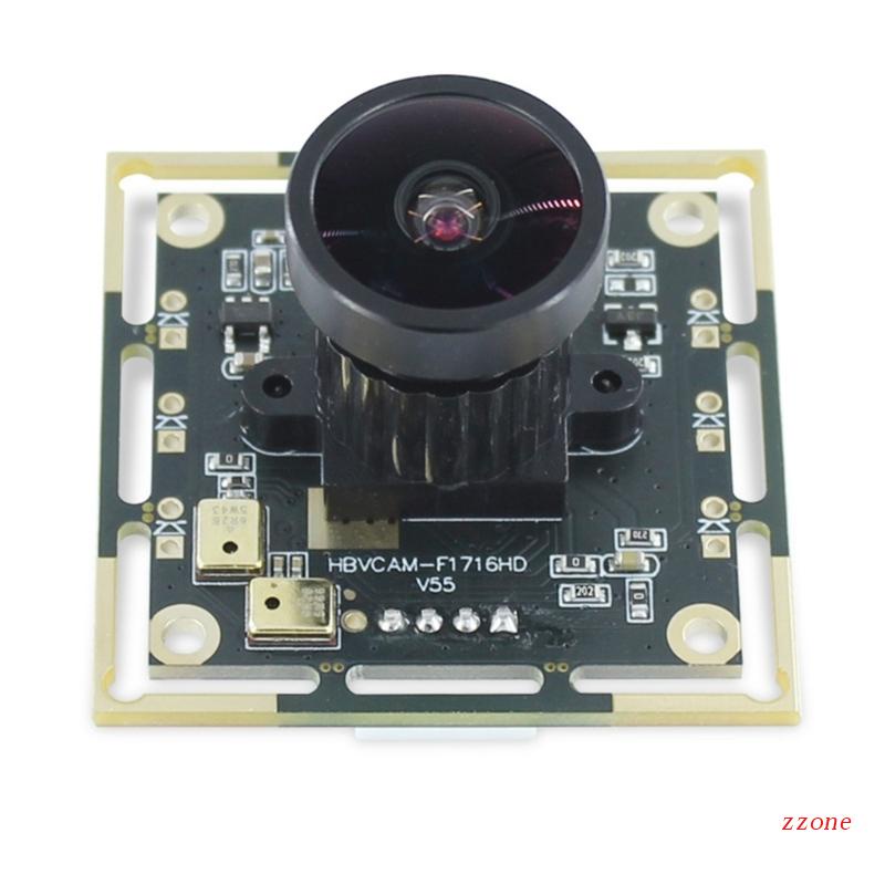 Zzz 1080P Modul Kamera USB 2MP Webcam Board Resolusi MF-Lensa 1920x1080 Free Drive