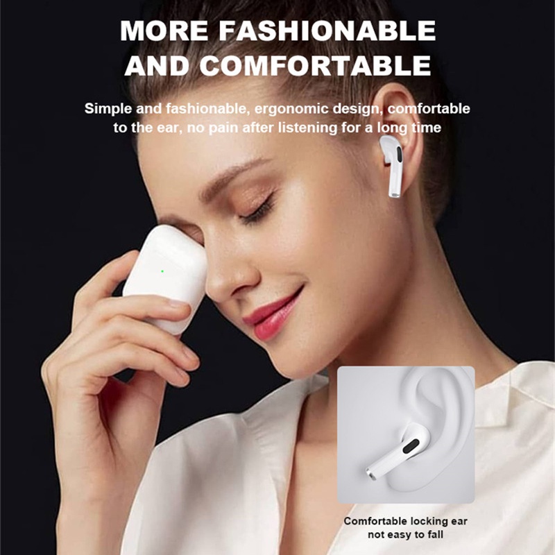 Pro4 TWS Wireless Earphone Bluetooth 5.1 Headset With Mic Touch Control Headphones