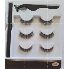 BULU MATA MAGNET 1 Set 3 Pcs / Eyelash Magnetic Eyeliner 3D Premium