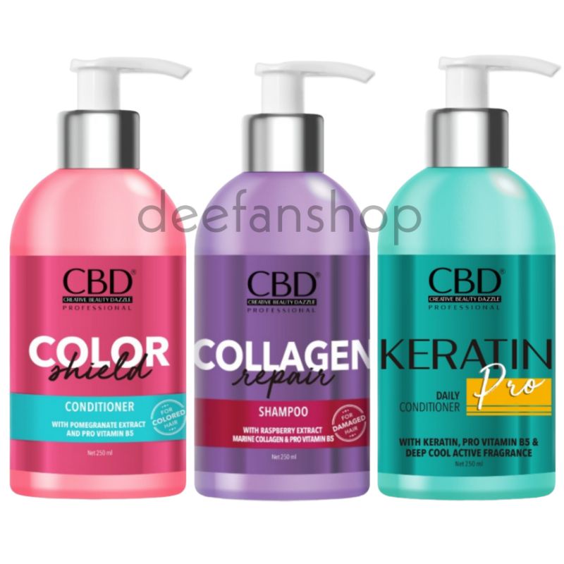 CBD Shampoo Color Shield / Collagen / Keratin 250ML