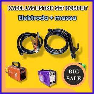 tools n parts Tang las listrik set kabel dan konektor - stang elektroda massa - lakoni Ryu