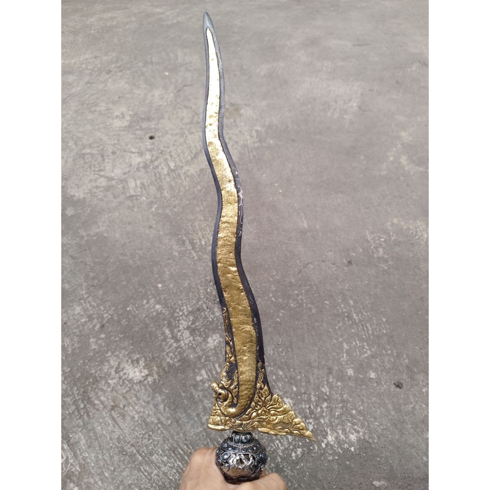 Keris Kamardikan Alus  Kinatah Naga Sapto Luk 5