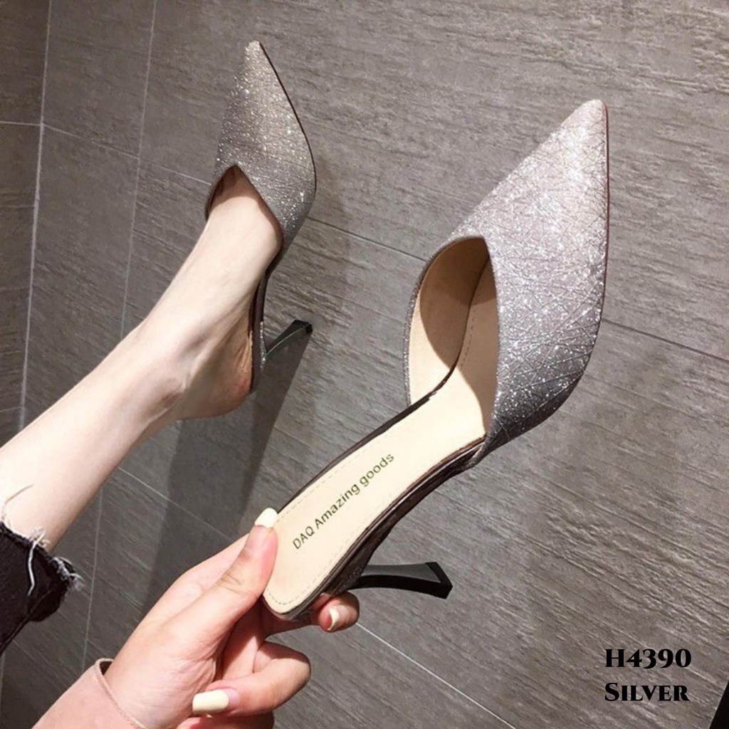 PRF Sepatu Heels Stiletto Fashion Korea H4390