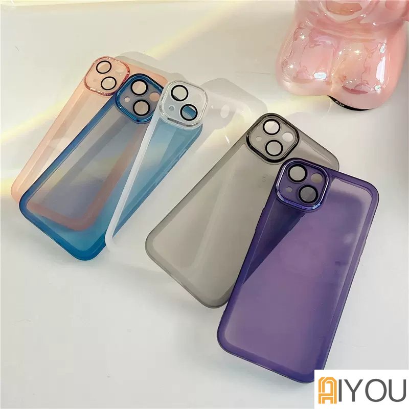 TRANSLUCENT SHOCKPROOF LENS GUARD CASE (ip 11-12 13 14 Pro Max)