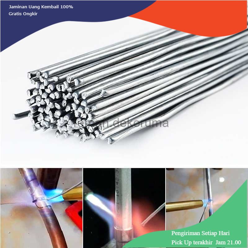 TD - SKL Taffware Kawat Las Aluminium Electrode Suhu Rendah Welding 330mm 20PCS - M127271