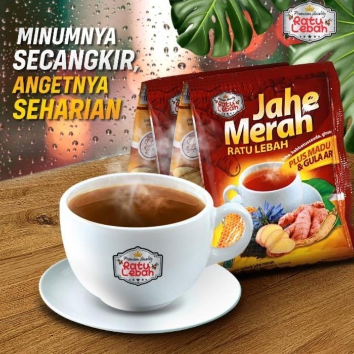 

Jahe Merah Super Plus Madu Dan Gula Aren Ratu lebah isi 12 sachet