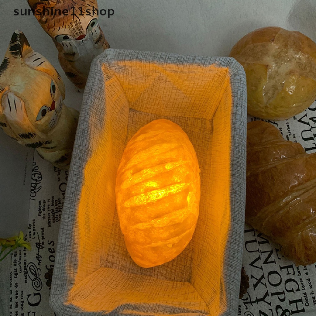 Sho Lampu Roti LED Untuk Dekorasi Lampu Malam Rumah Toko Kue Croissant Handmade N