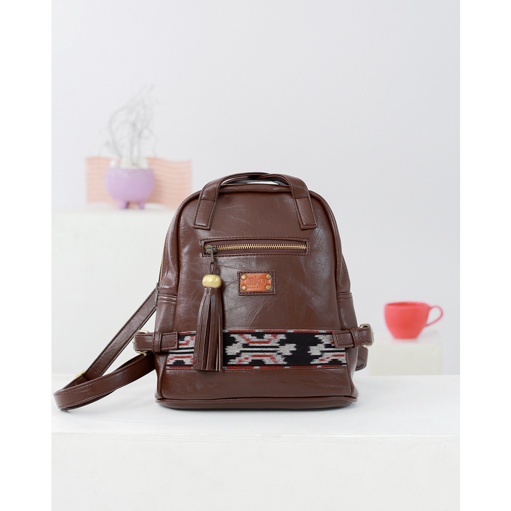 Tako Bags - Ransel Etnik Multifungsi - Gi Darkbrown Ethnic