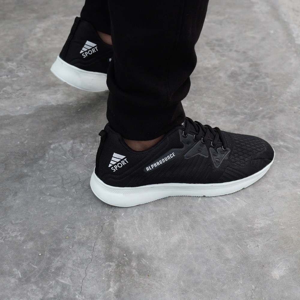 Sepatu Sneakers Pria Wanita Logo Timbul Emboss - Sepatu Korea Fashion Import Sport Shoes Casual sekolah