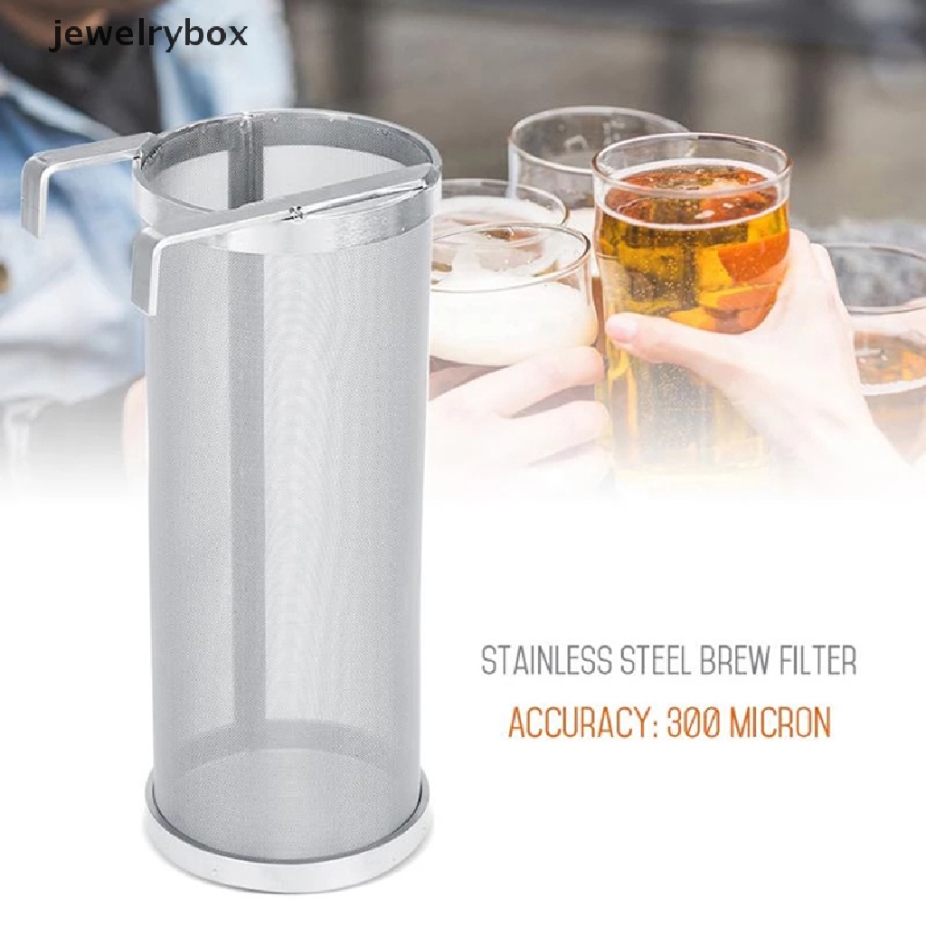 [jewelrybox] Saringan Filter Mesh Brew Beer Hop Stainless Steel 300micron Dengan Kait Butik