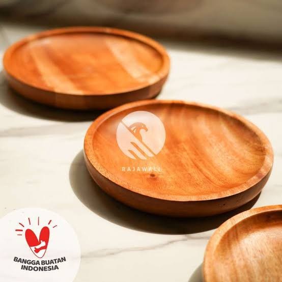 Cobek Kayu 17CM Tanpa Ulekan Bahan Kayu Mindi Awet Kuat Tebal Cobek Kayu Makanan Sayur Sambal Saus S