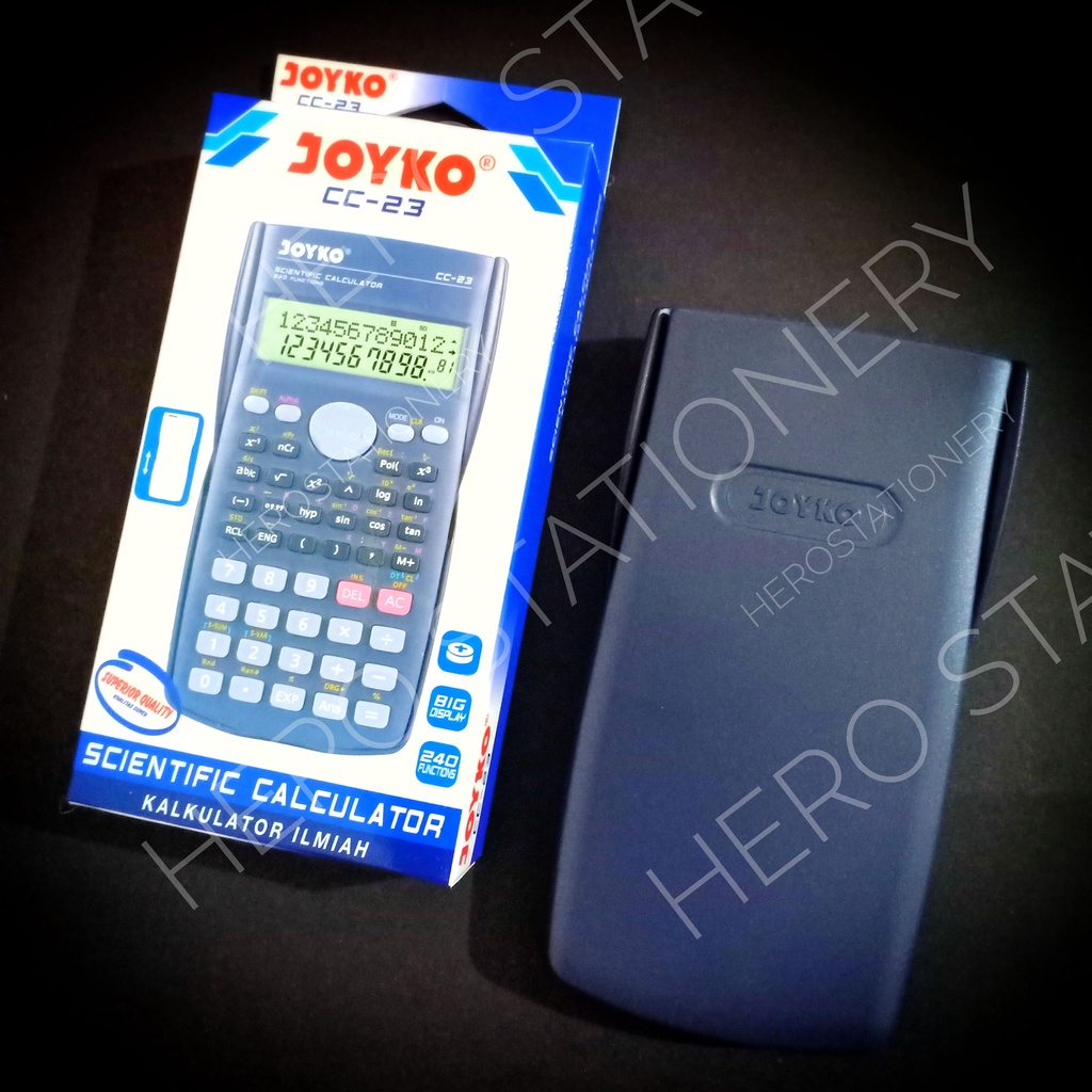 

Terlaris ✨ -Joyko scientific calculator kalkulator ilmiah elektronik CC-23- 2.2.23