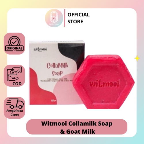 Qeila - Witmooi Collamilk Soap / Sabun Collagen &amp; Goat Milk / Sabun Pemutih