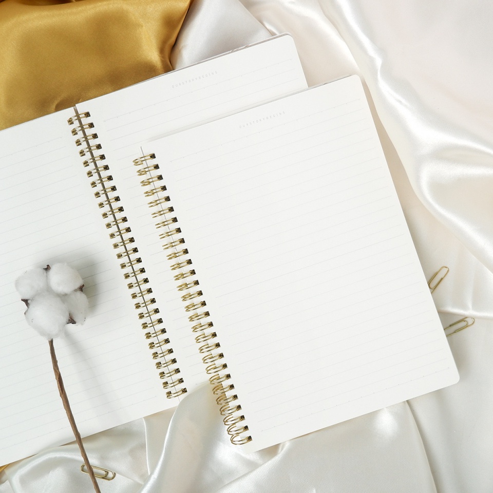 

Terlaris ✨ -Buku Tulis Bergaris Poem Fall Into My Heart Spiral Ruled Notebook- 2.2.23