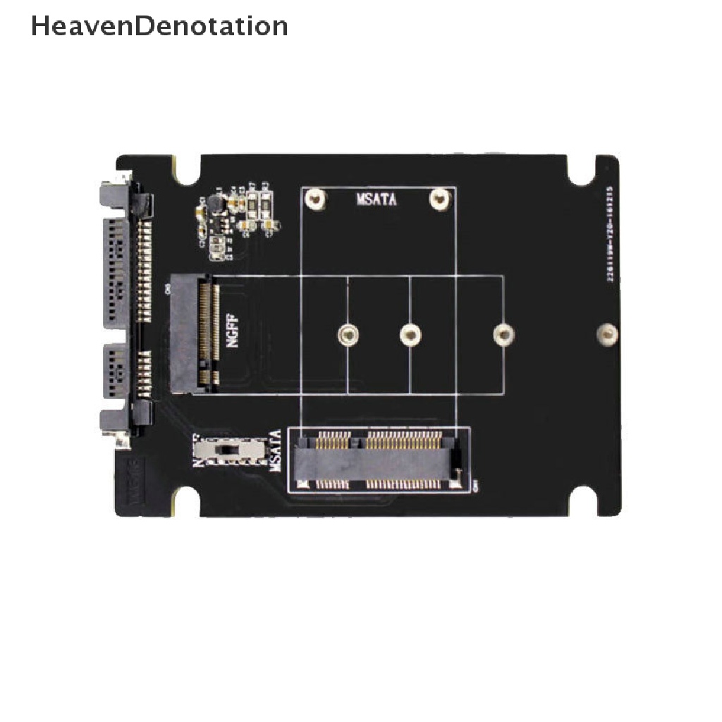 [HeavenDenotation] Msata Ssd Ke 2.5 ''SATA 6.0gps Adapter Converter Kartu Modul Papan Mini Pcie Ssd HDV