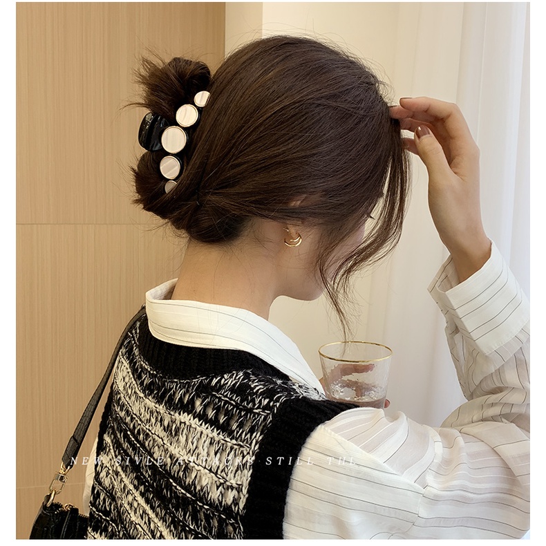 Hairclips Hairclip Aksesoris Rambut Simple Deaign White Shine Untuk Anak Perempuan