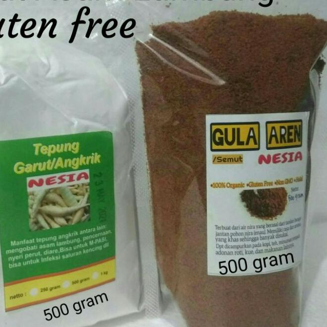 

➫ Tepung Garut + Gula Aren - 500gram + 500gram ➭