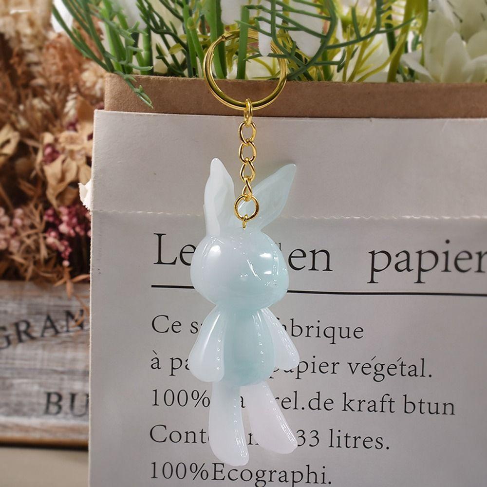 Solighter Kelinci Bunny Perhiasan Alat DIY Craft Cetakan Kue Epoxy Resin Resin Cetakan Gantungan Kunci Cetakan