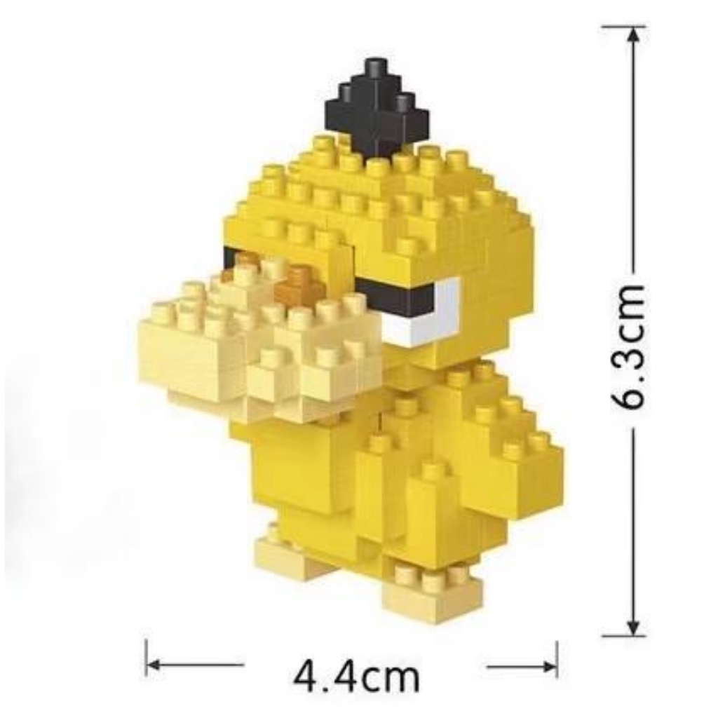 Pokemon Pikachu Charmander Micro Mini Diamond Block Baru DIY Nano Block Lego Mainan Blok Bangunan Charmeleon