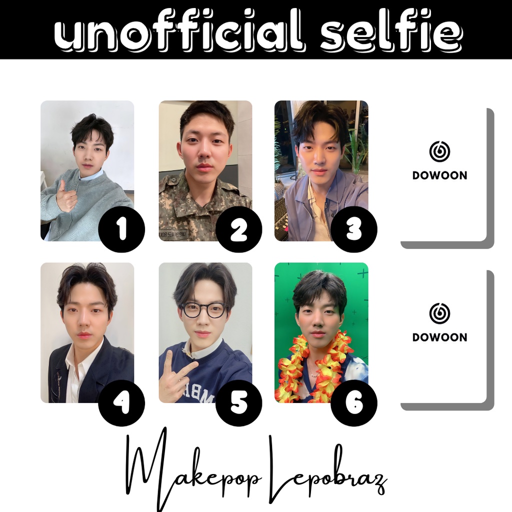 [MIN. 3 PC] DAY6 UNOFFICIAL SELFIE - BOYFRIENDABLE DOWOON SUNGJIN WONPIL YOUNGK YOUNG K