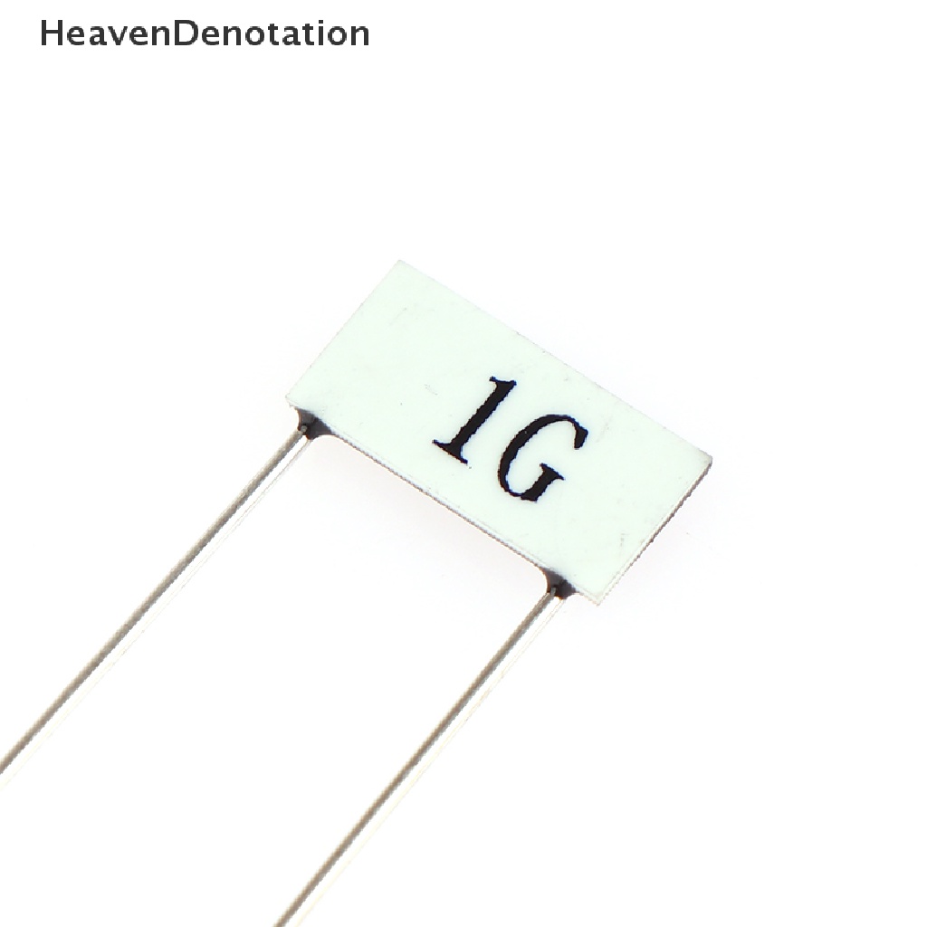 [HeavenDenotation] 2pcs/5pcs Chip Kaca Tahan Glasir 10 * 5mm 300M 500M 1G 2G 3G Ohm Resistor Tegangan Tinggi HDV