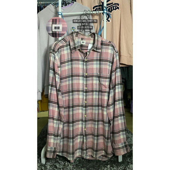 FLANEL/KEMEJA/DENIM/CORDUROY BRANDED UNIQLO GAP DLL THRIFT/SECOND MURAH ONLY 75K
