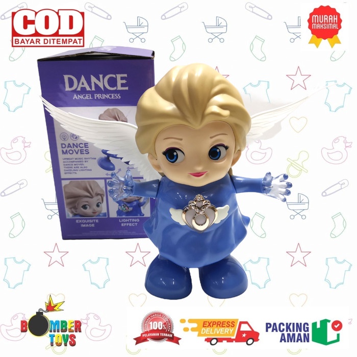 MAINAN ANAK DANCE ANGEL PRINCES PUTRI GOYANG SERU ELSA SNOW GIRL