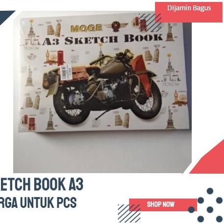 

Order Sekarang Buku gambar sketsa / Sketch Book A3 Kiky