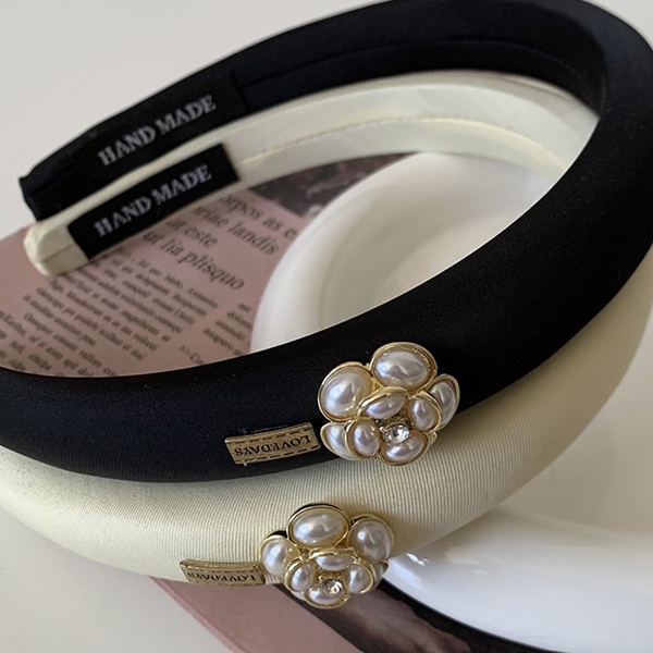 bando mutiara camellia pearl alloy headband jba072(2f4)