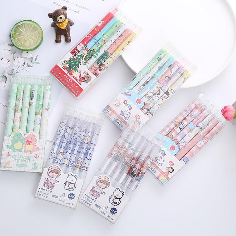 

Harga Termurah.. Pena Set (6 Pcs) Berkarakter/Bermotif Lucu QD7