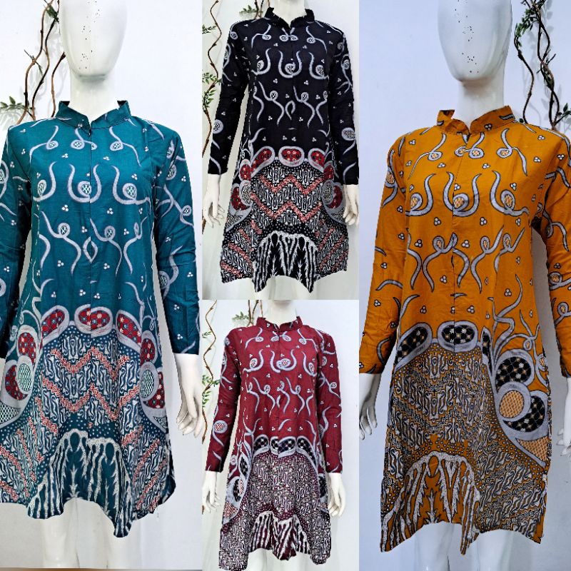 tunik batik laseman - tunik batik modern - tunik batik busui - tunik batik terbaru