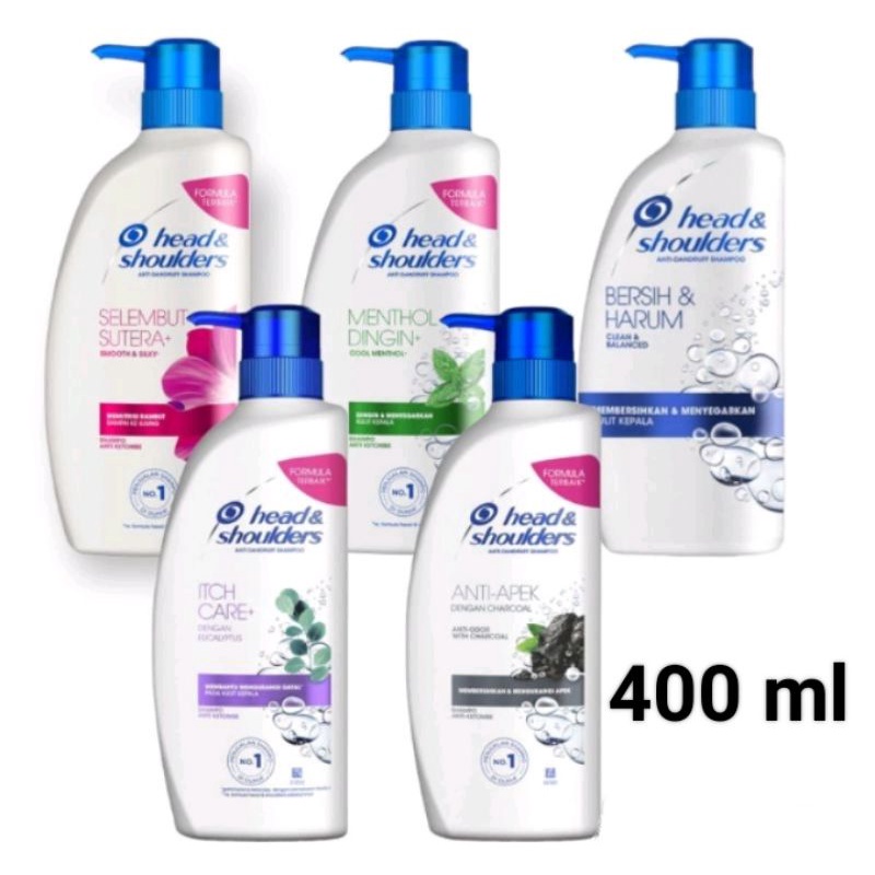 (400ml) Head &amp; shoulders shampoo anti ketombe