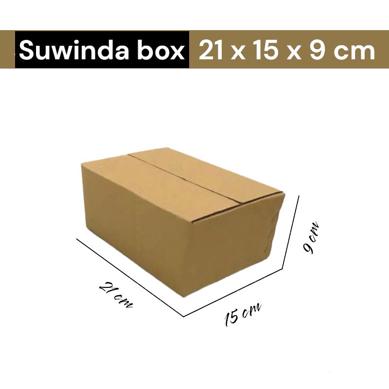 

Kardus karton uk. 21x15x9 cm Kotak Box ST untuk packing Souvenir -dll