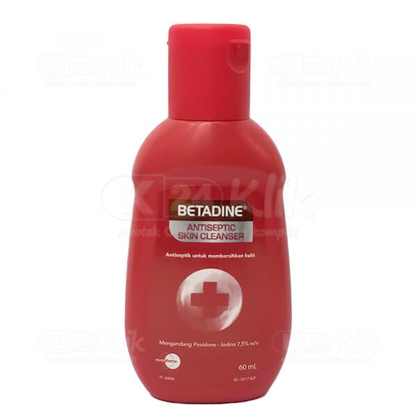 BETADINE ANTISEPTIC SKIN CLEANSER / SABUN CAIR / 60 ML