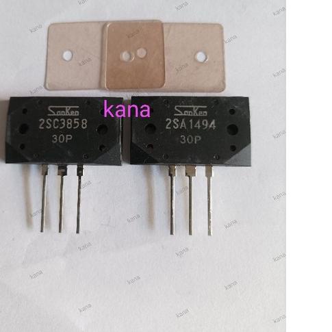 ✿ Transistor Sanken 2SA1494 2SC3858 Original Seri 30P + Mika ➶