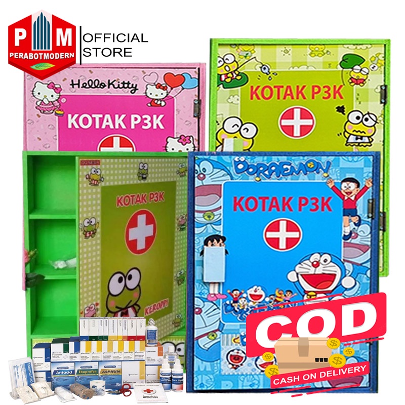 Kotak Obat P3K Karakter / Tempat Penyimpan Obat Karakter