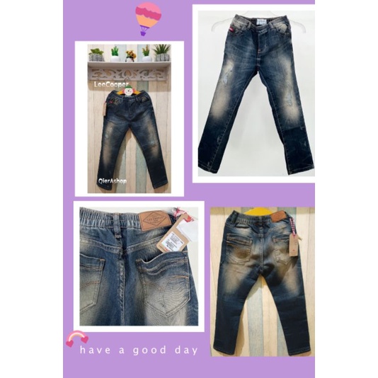 Celana panjang chinos/chino anak laki laki Lee Cooper