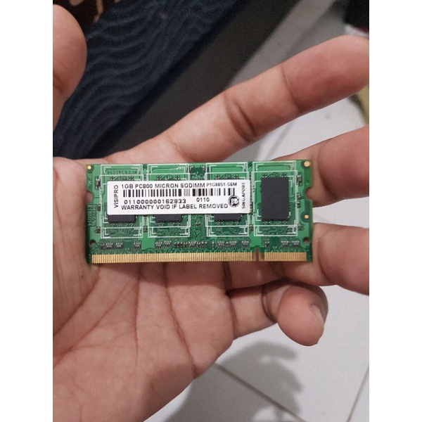 RAM LAPTOP DDR 2 1GB PC800 SODIM BEKAS COPOTAN