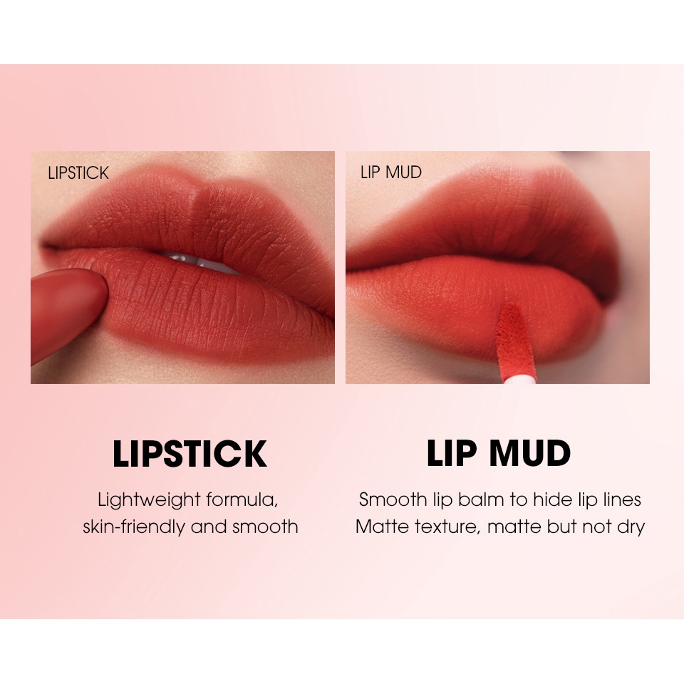 O.TWO.O LIPSTICK INTENSE COLOR DUAL-STICK 2 IN 1 LIQUID MATTE MISTY VELVET LIP TINT HIGH PIGMENT LASTING NON-CRACKING ANTI TRANSFER LIP GLAZE KODE SC036