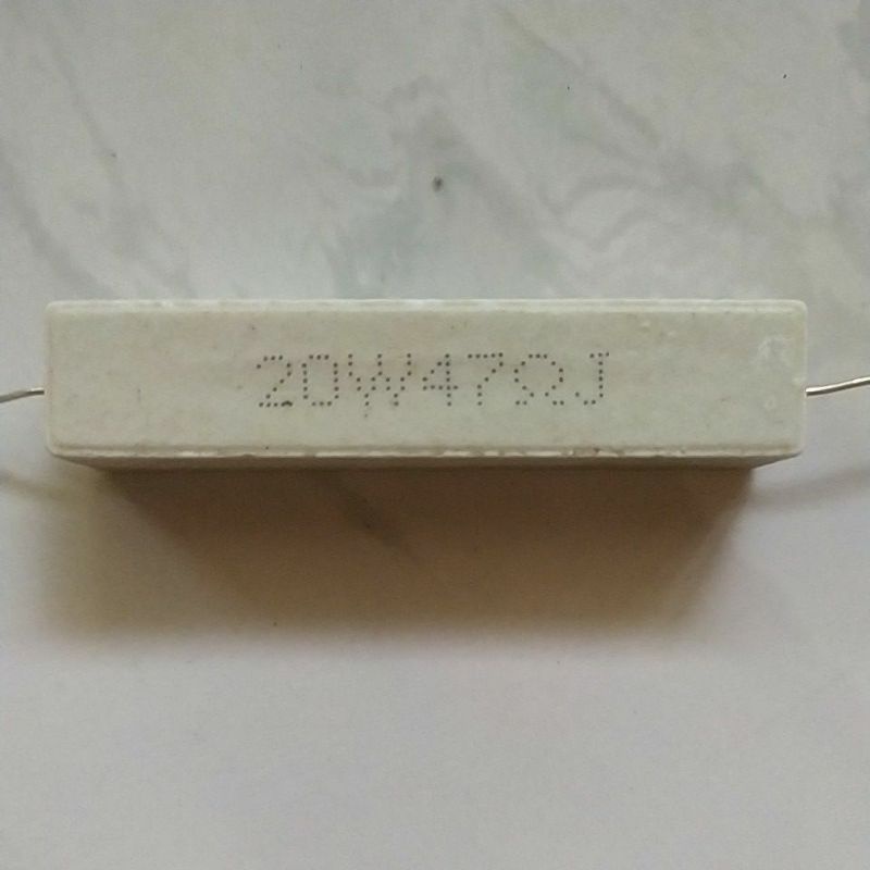 resistor 20watt 47ohm 20 watt 47 ohm