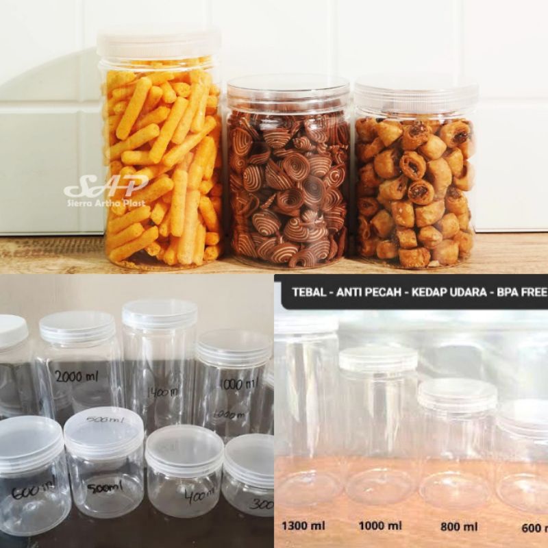 TOPLES CAMILAN SNACK BPA FREE Toples Besar Lebaran Idul Fitri | lodong snack jajan cookies roti kering | tempat snak permen kurma kerupuk krupuk | wadah penyimpanan makanan bumbu dapur | calista termurah | topeles plastik anti pecah wadah kedap udara