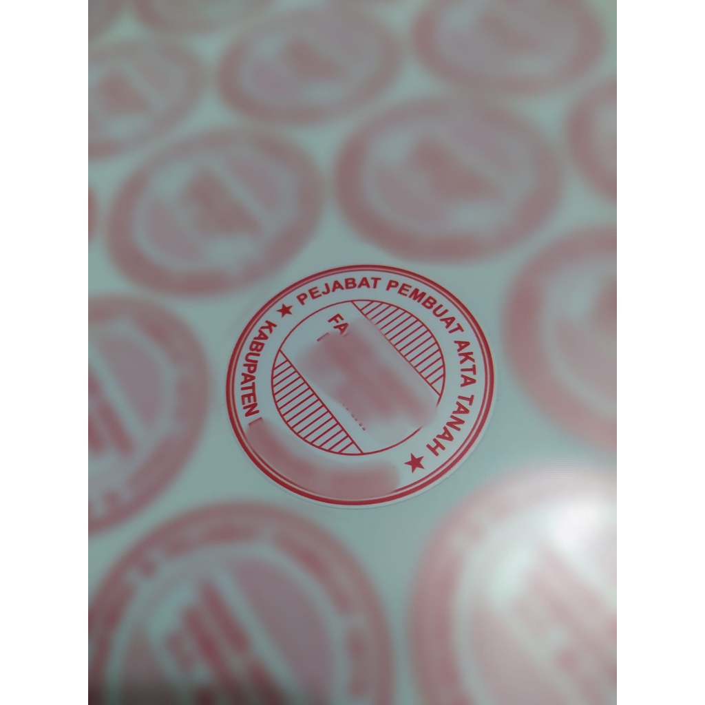 

Stiker/ Sticker Cutting Segel Akta Notaris & PPAT