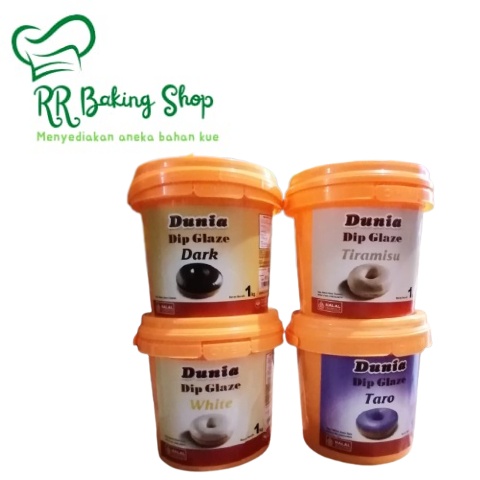 Dunia Dip Glaze ECO 1kg - Dip Glaze Dunia ECO  1kg - Toppin donat - glaze murah