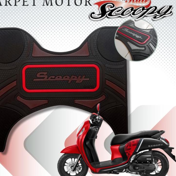BISA COD - KARPET MOTOR SCOOPY 2013 sd 2023 AKSESORIS MOTOR SCOOPY Terlaris