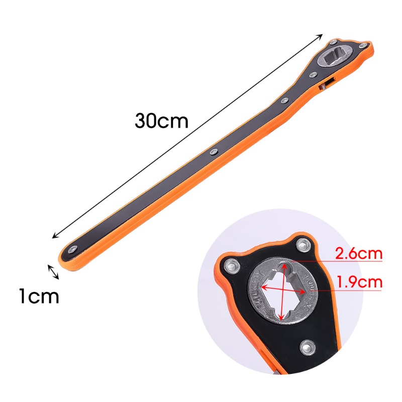 Kunci Angkat Dongkrak Mobil Dual Purpose Labor saving Handle Jack Wrench Emergency Alat Perbaikan Pengganti Ban Aksesoris