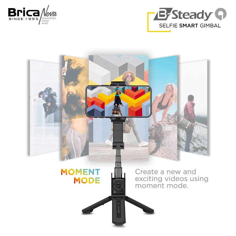 Brica B Steady Q Selfie Holder Smartphone HP Gimbal