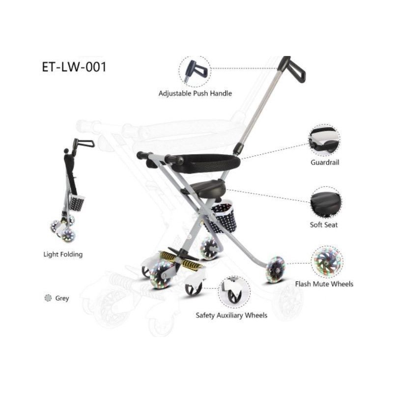 [TERMURAH] STROLLER SEPEDA ANAK MIKROTRIKE EXOTIC ET LW 001/ LW001/ LW001-1/ LW 101 / LW 005 / LW 105