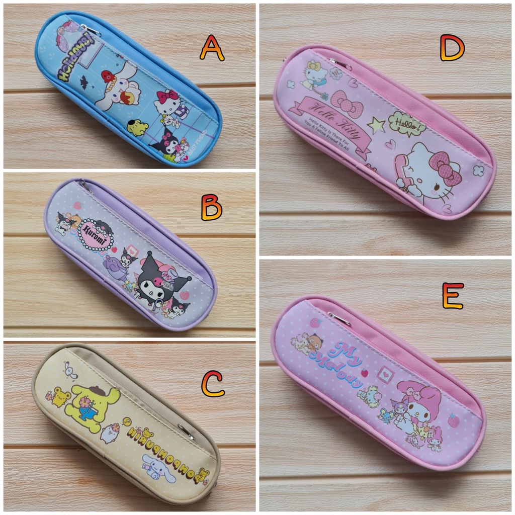 

TEMPAT PENSIL OVAL MELODY HELLO KITTY (20X4X7.5)