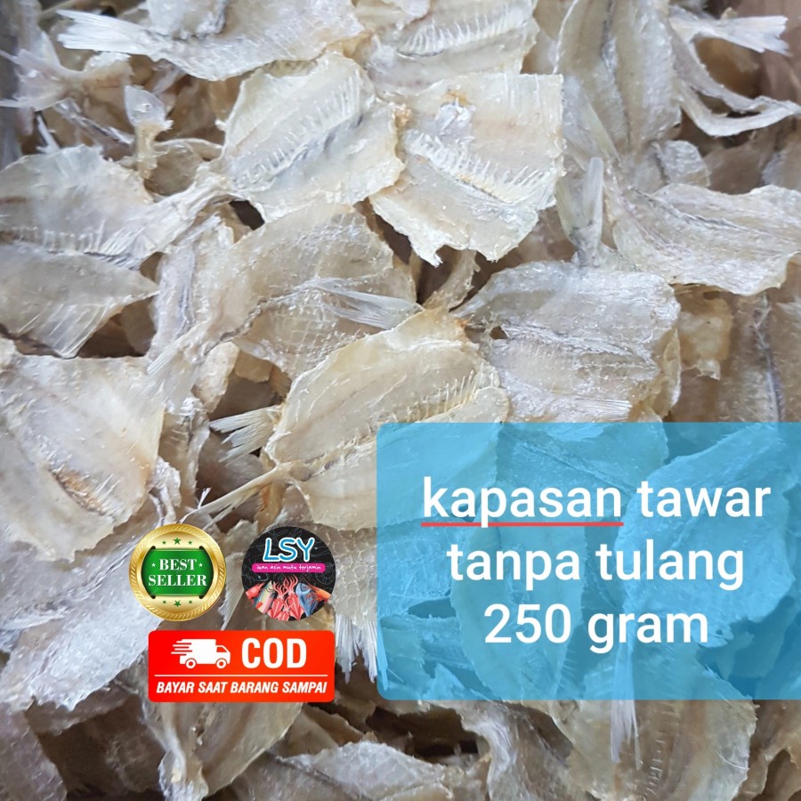 

Kapasan tawar tipis tanpa tulang 250gr