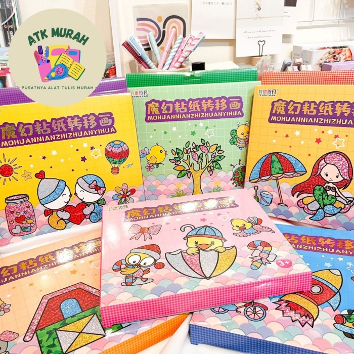 

DISKON/ KERTAS ORIGAMI KREATIFITAS teyouyifan MEWARNAI DIY ASAH OTAK ANAK - random